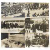 Fünf Fotopostkarten vom Leichenzug Kaiser Franz Josefs I., 1916 - фото 1