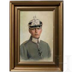 Portrait eines badischen Leutnants