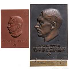 Professor Emil Paul BÃ¶rner - "Hitler-Plakette" der Porzellanmanufaktur Meissen