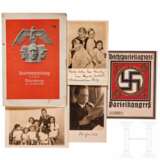 Karl Heinz Steinberg - handsignierte Portraitkarten von Magda und Josef Goebbels - photo 1
