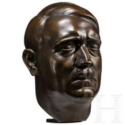 Professor Theodor Linz - bronzener Portraitkopf Adolf Hitlers