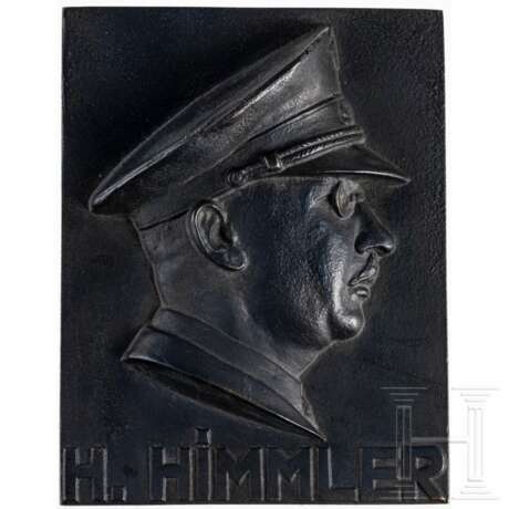 GeschwÃ¤rzte Plakette mit Himmler-Portrait - Foto 1