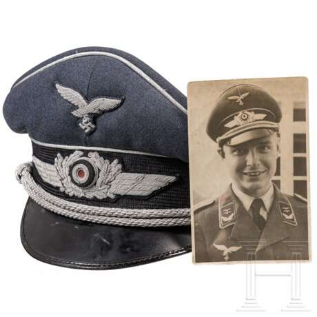 SchirmmÃ¼tze eines Luftwaffenarztes, "Erel Sonderklasse Extra" - Foto 1
