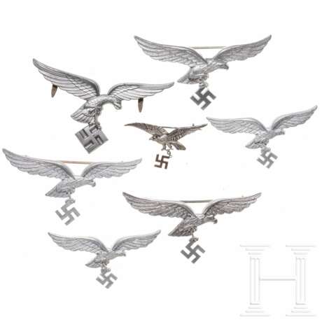 Sechs Luftwaffenadler aus Metall - photo 1