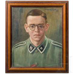 Portrait eines UnterscharfÃ¼hrers der Waffen-SS