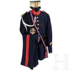 Uniform fÃ¼r einen AngehÃ¶rigen der KÃ¶niglichen Garde "Guardia Real", 2. HÃ¤lfte 20. Jhdt.