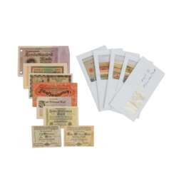 Banknotes - Several envelopes with