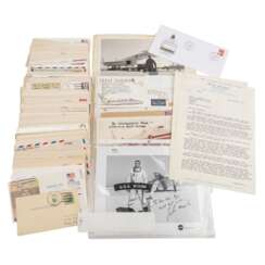 Ship mail/air mail/space travel - ca. 160 covers, besides, big share of ship mail cancellations