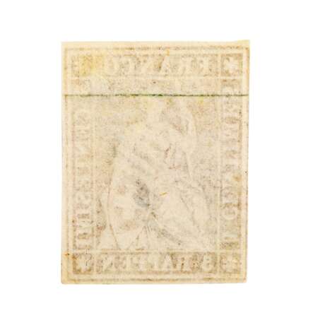 Switzerland - 1855/57, 5 centimes gray-brown, 1st (early) Bernese printing on - фото 2