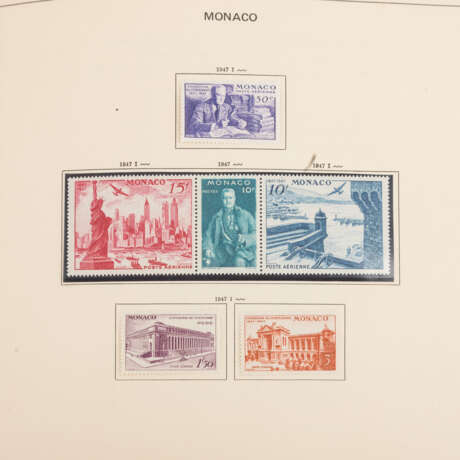A collection Monaco 1885 - ca 1985 **/*/O - photo 6
