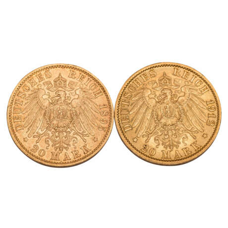 Prussia/GOLD - 2 x 20 Goldmark - photo 2
