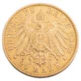 German Empire /GOLD - Free and Hanseatic City of Hamburg 20 Mark 1893-J - фото 2
