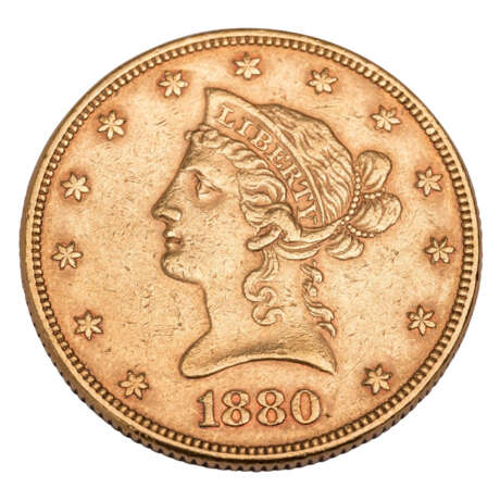 USA/GOLD - 10 Dollars 1880 - фото 1