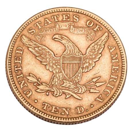 USA/GOLD - 10 Dollars 1880 - фото 2