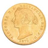 Australia /GOLD - Victoria 1 Sovereign 1870 Sydney Mint - photo 1