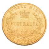 Australia /GOLD - Victoria 1 Sovereign 1870 Sydney Mint - photo 2