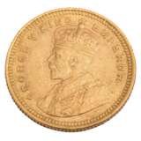 British-India /GOLD - George V. 15 Rupees 1918 vz - фото 1