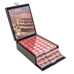 FRG - lockable coin cassette case with 140 x 10 Euro commemorative coins,
