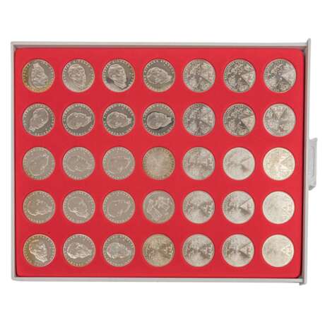 FRG - lockable coin cassette case with 140 x 10 Euro commemorative coins, - Foto 4