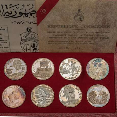 Tunisia - 10 x 1 dinar 1969 in - фото 3
