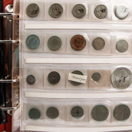 Colorful compilation coins from all over the world with some SILVER -. - photo 7