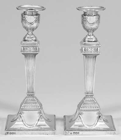Paar Tafelleuchter im Empirestil - Foto 1