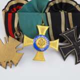 1. WK Ordensspange Preußen, mit Königlicher Kronen-Orden Kreuz 4.Klasse - Foto 4