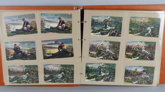 Großes patriotisches Bildpostkarten Album, Deutsches Kaiserreich, 1. WK. - 259 St. - photo 6