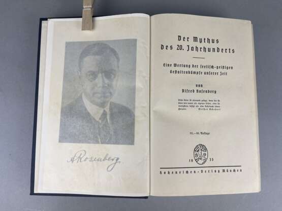 NS-Literatur 1935: Alfred Rosenberg - Der Mythus des 20. Jahrhunderts - photo 2