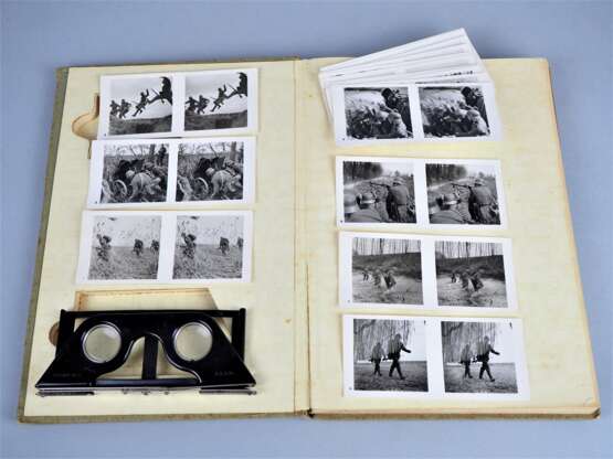 Raumbildalbum 1940, Der Kampf im Westen - mit Brille - photo 2