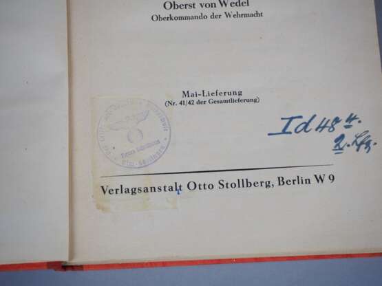 Buchserie "Deutschland im Kampf" mit Ulmer Stempel, 1939 - 1942 - фото 3