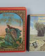 Military items. 2 Militaria Bücher um 1900