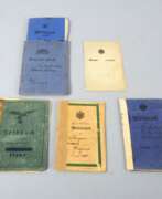 Catalogue des produits. Konvolut Militärpässe 1. WK & Soldbuch 2. WK