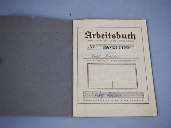 Deutsches Reich: Konvolut Ausweise & Dokumente, zusammengehörig - фото 6