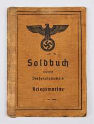 Wehrmacht, Kriegsmarine Soldbuch, Bandenkampf Auszeichnung