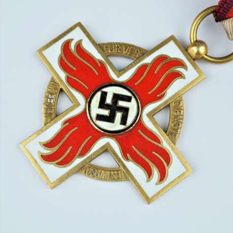 Drittes Reich: Feuerwehr-Ehrenzeichen 1. Stufe (1938 - 1945) - Foto 3
