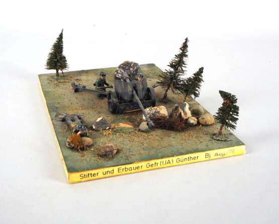 Diorama Wehrmacht 7,5-cm-Panzerabwehrkanone 40 (PaK 40) - фото 2