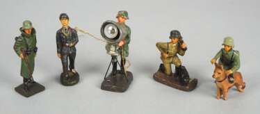 Konvolut Elastolin & Lineol Figuren, Wehrmacht