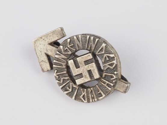 Hitlerjugend (HJ) Leistungsabzeichen in Silber, Miniatur - Karl Wurster - Foto 1