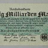 Konvolut Reichsbanknoten / NS Reichsmark 1923 - 1942 - Foto 4