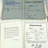 Konvolut Ausweise und Schriften, mit Wehrmacht-Führerschein (Brüssel) - Foto 3