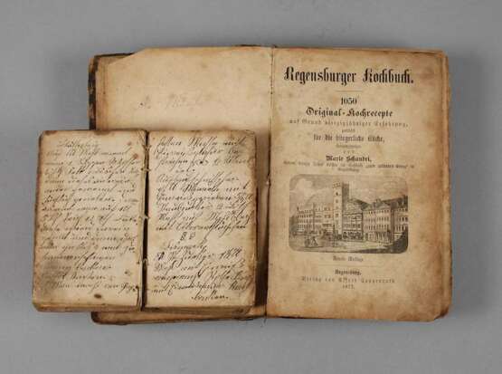 Zwei Kochbücher um 1880 - фото 1