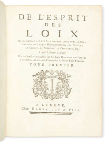 MONTESQUIEU, Charles-Louis de Secondat, baron de (1689-1755) - photo 2