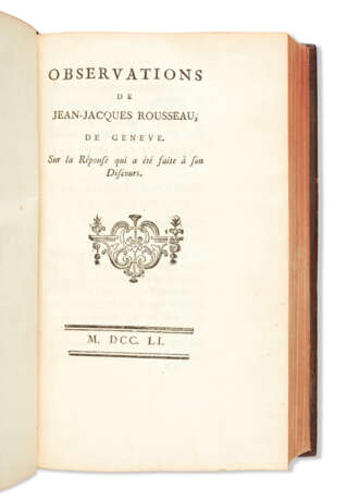 ROUSSEAU, Jean-Jacques (1712-1778) - Foto 2