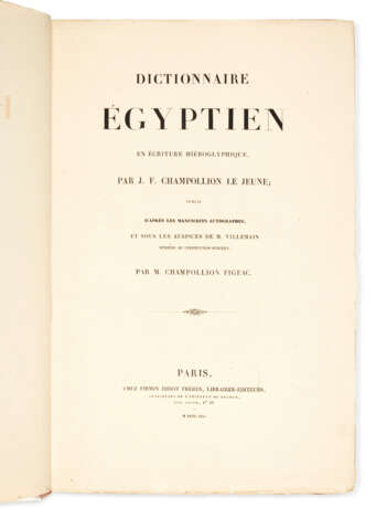 CHAMPOLLION, Jean-François, dit le Jeune (1790-1832). - photo 4