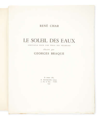 BRAQUE, George (1882-1963) – CHAR, René (1907-1988) - photo 2