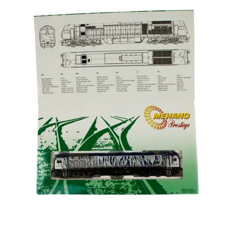 RIVAROSSI/MEHANO 4-piece set of locomotives, H0 gauge, - photo 2