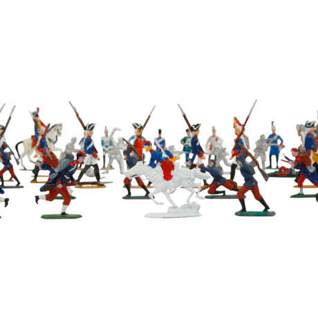 49-pc set of tin soldiers, 20th c. - photo 4