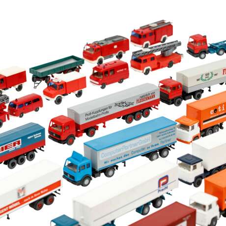 WIKING convolute of approx. 100 model vehicles in scale 1:87 - фото 3