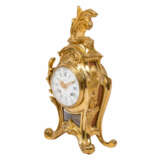 LOUIS QUINZE STYLE FIREPLACE CLOCK, - фото 2